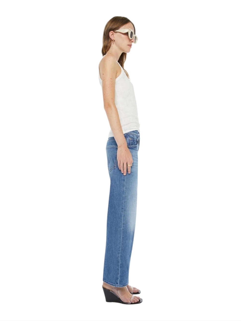Mother The Mid Rise Maven Ankle In All Your Eggs In One Basket $278 - Picture 2 of 10